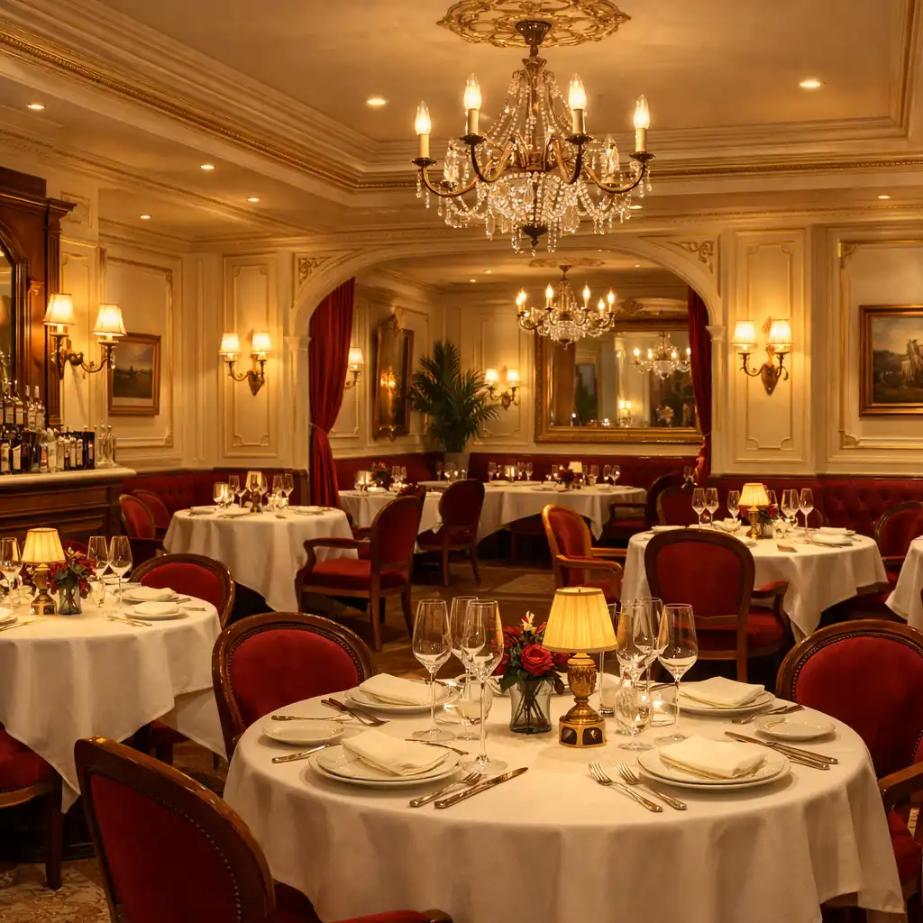Intérieur chaleureux et raffiné du restaurant Arveenique