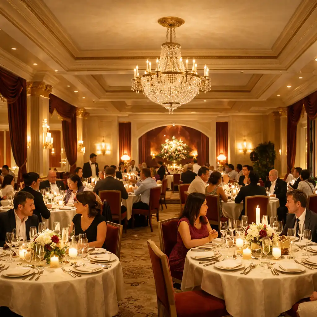 Salle du restaurant Arveenique à Lyon animée lors d’un événement privé