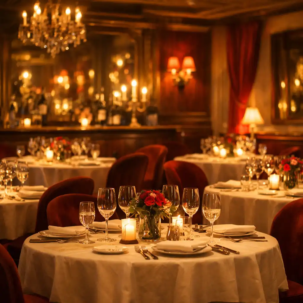 Ambiance élégante du restaurant et lieu d’événements Arveenique
